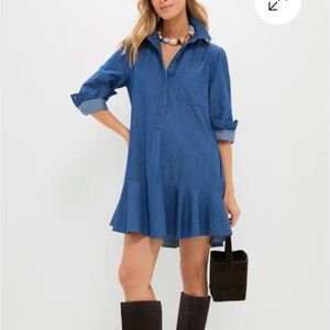 Tuckernuck Callahan shirt dress denim S